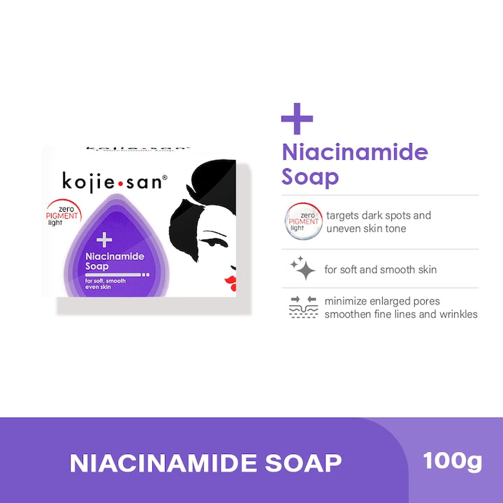 KOJIE SAN Plus Niacinamide Soap – 100 g