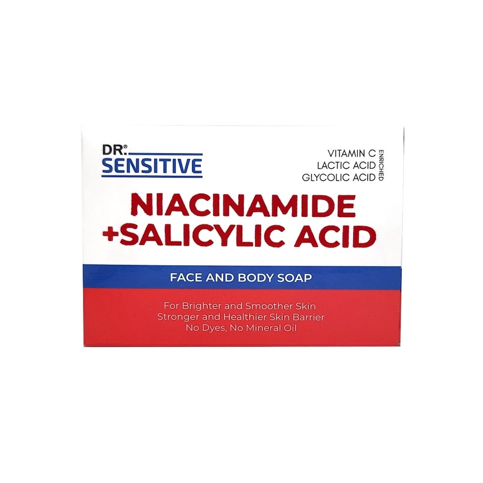 DR SENSITIVE Niacinamide & Salicylic Acid Soap – 120 g