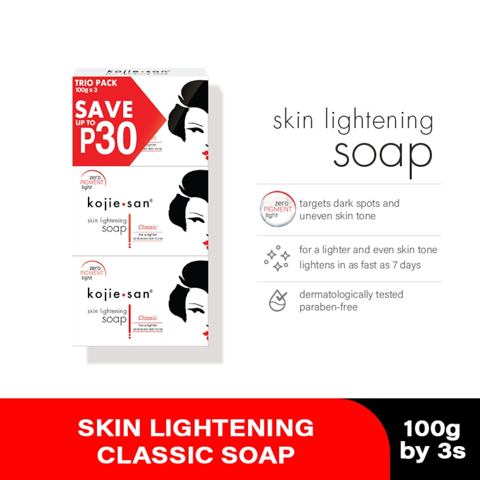 Skin Lightening Classic Soap – 100 g × 3