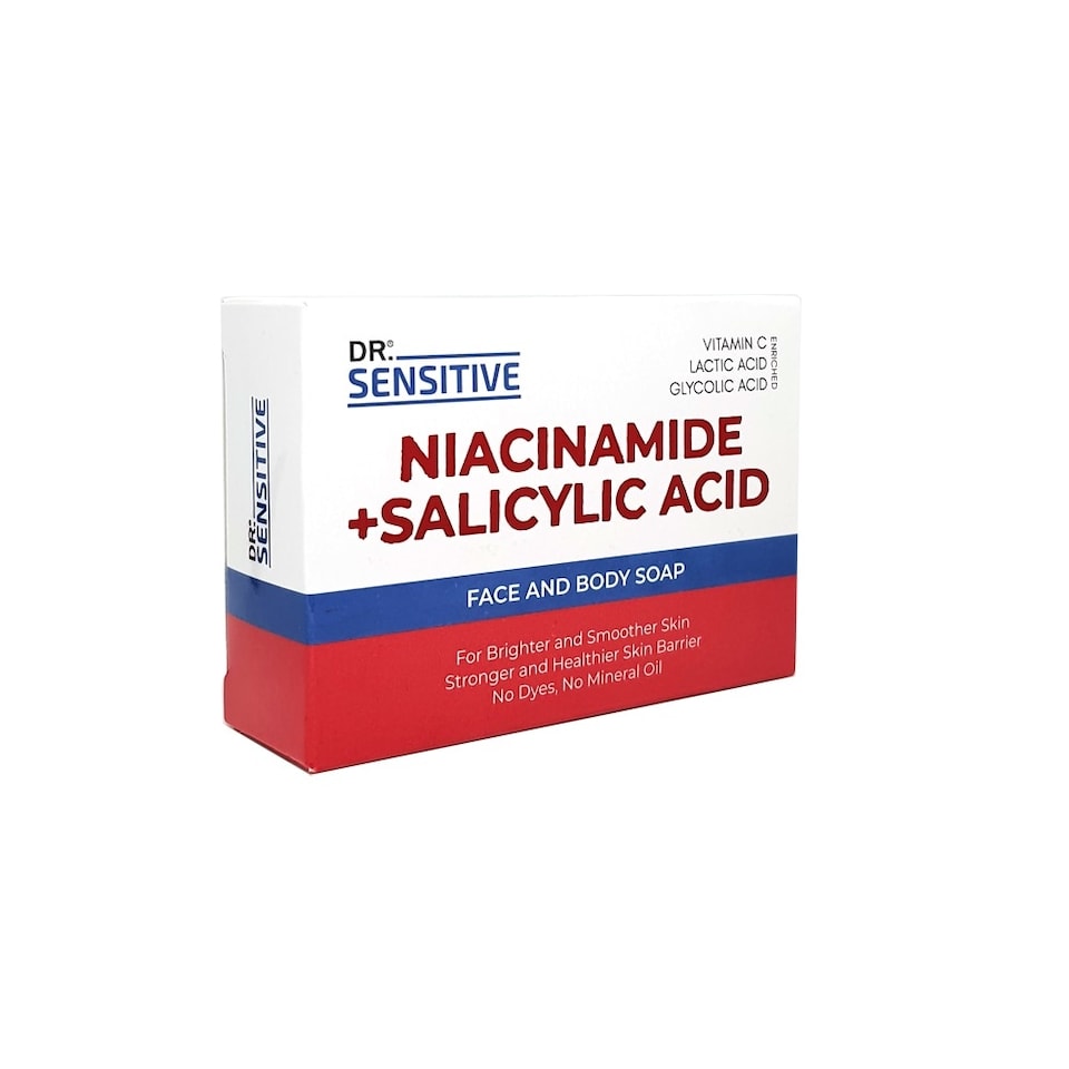 DR SENSITIVE Niacinamide & Salicylic Acid Soap – 120 g