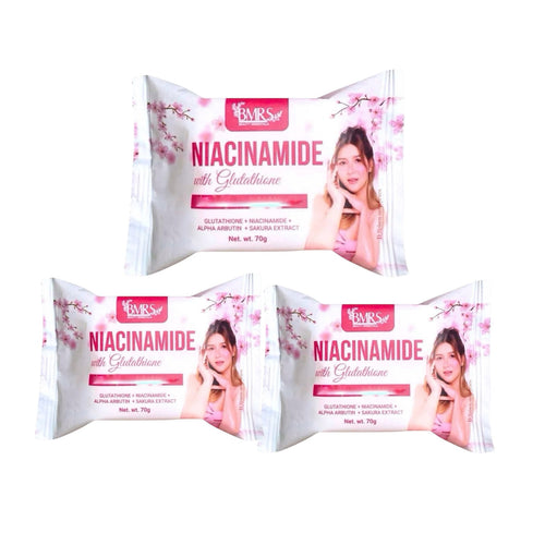 BMRS Niacinamide & Glutathione Premium Brightening Soap – 70 g