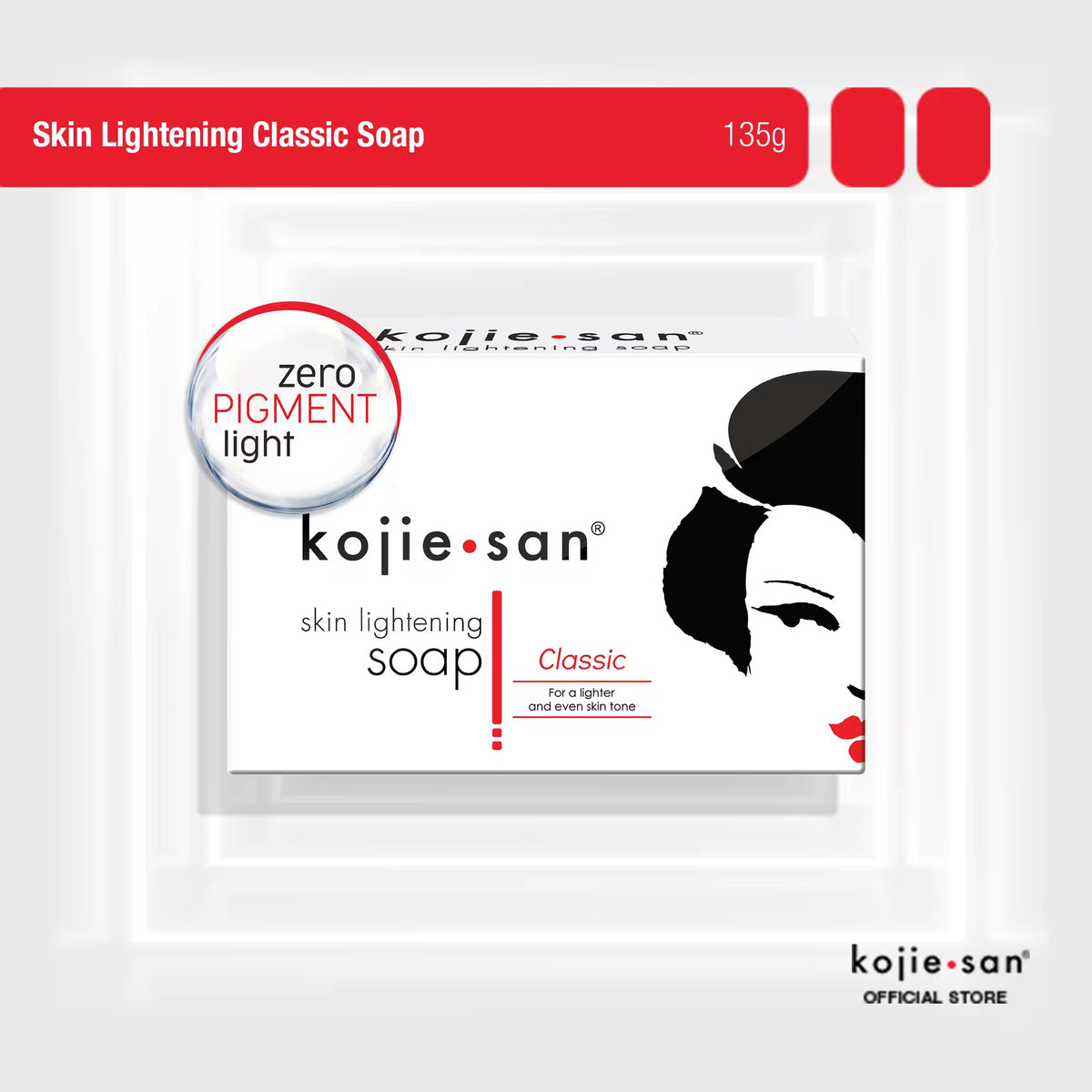 Savon éclaircissant pour la peau Kojiesan Classic 135g