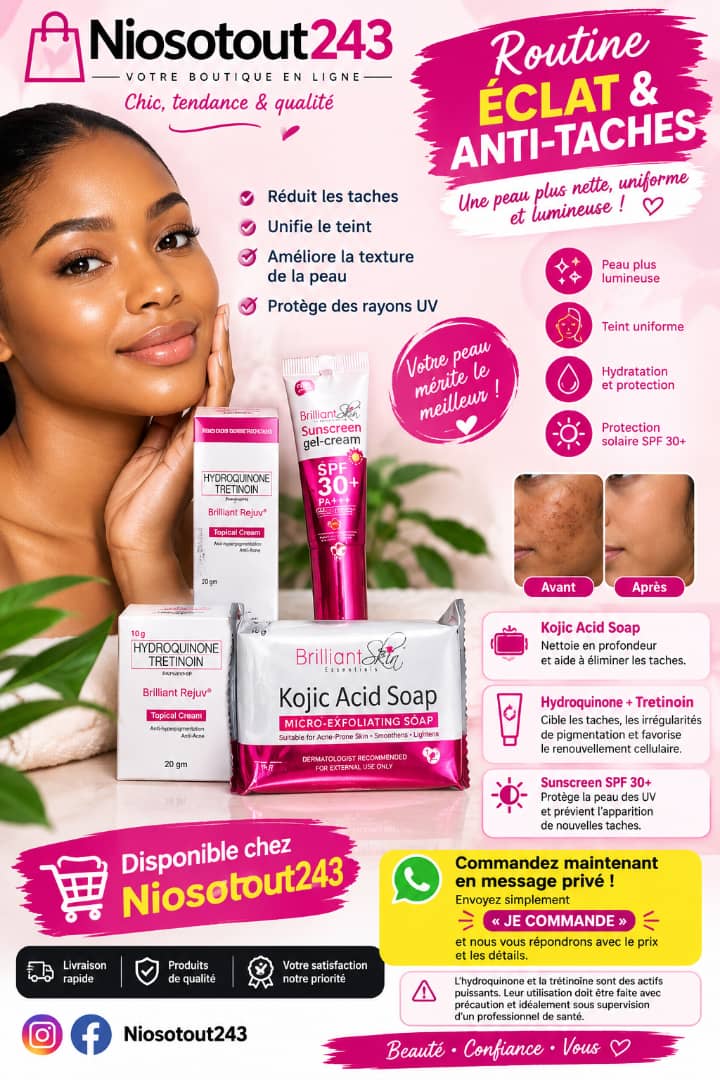 Routine Éclat & Anti-Taches Intense – Pour une peau nette et lumineuse